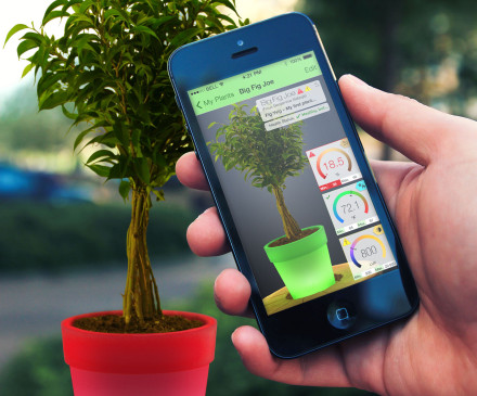 A mobile app for plant care. 